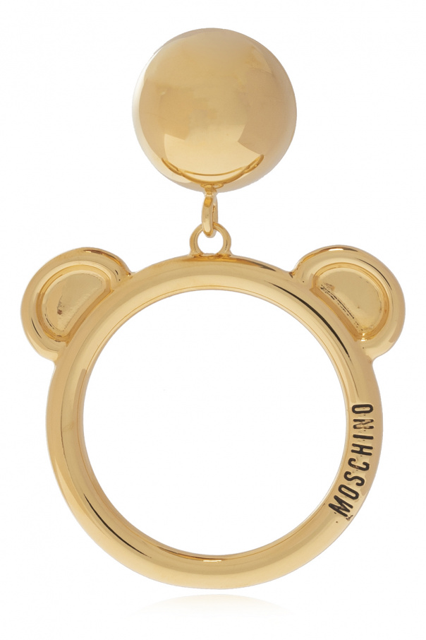 Moschino Clip-on earrings with logo