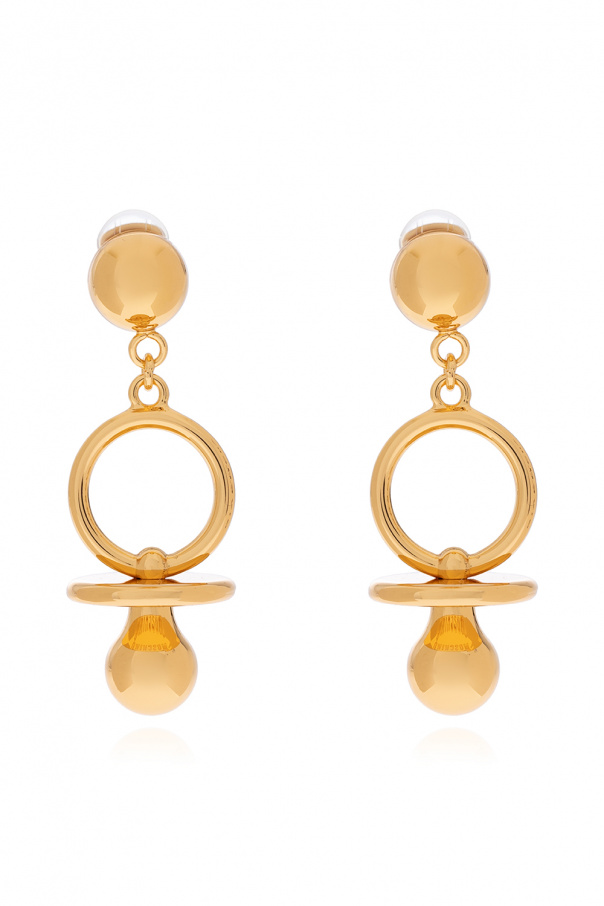 Moschino Clip-on pacifier earrings