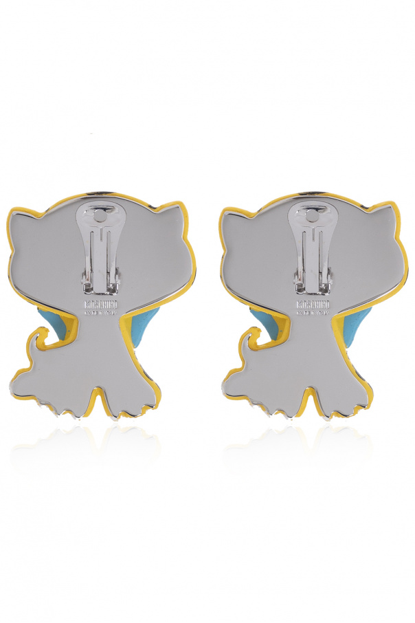 Moschino Clip-on earrings with tiger motif