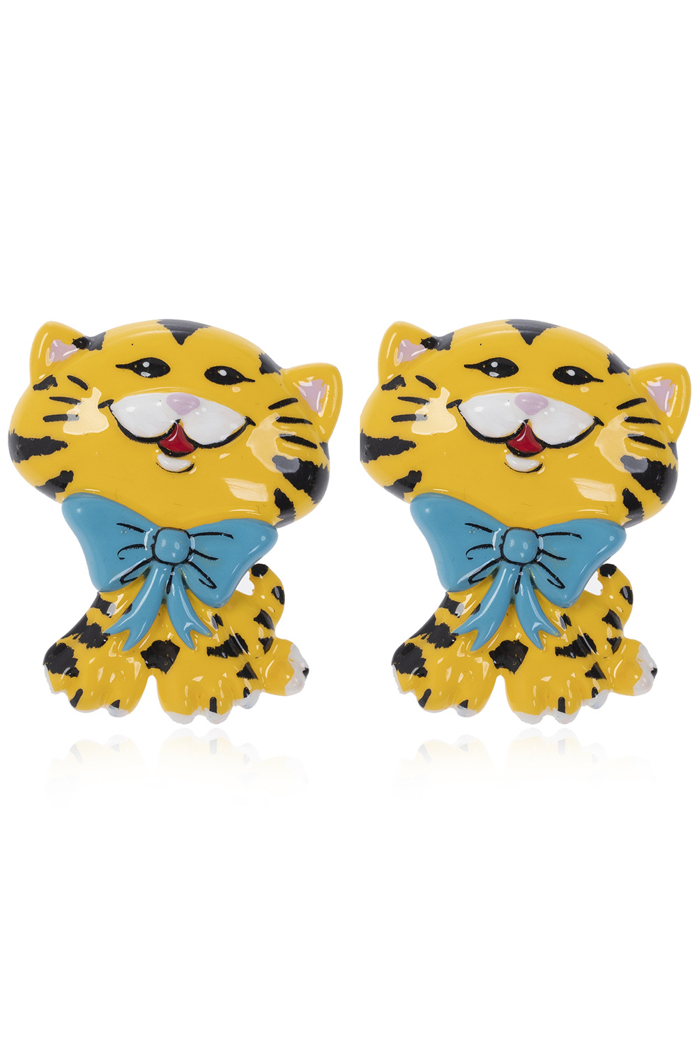 Moschino Clip-on earrings with tiger motif