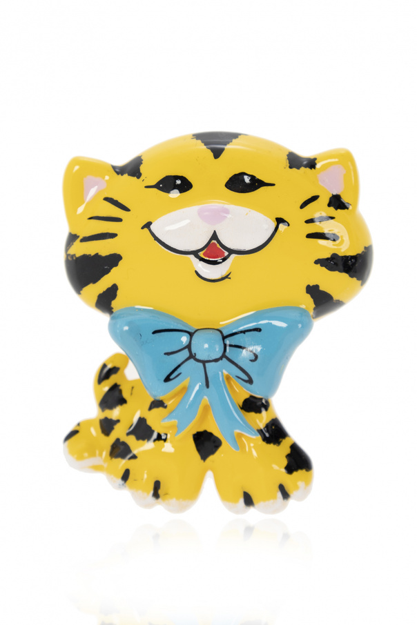 Moschino Brooch with tiger motif