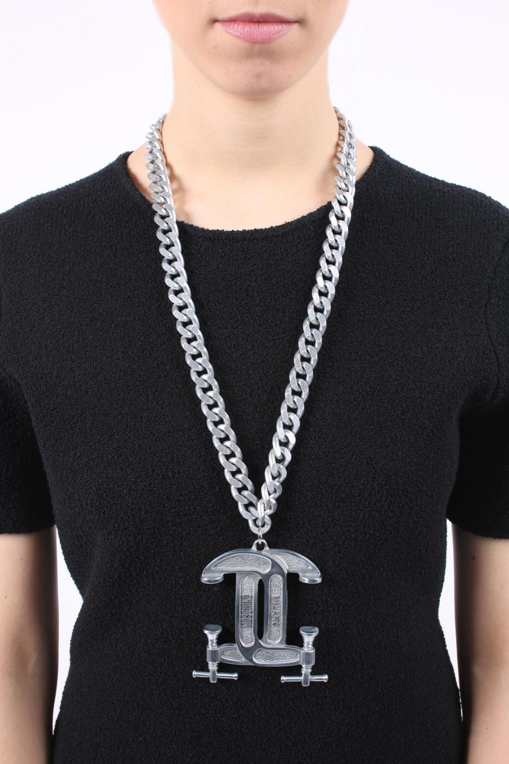 moschino chain necklace