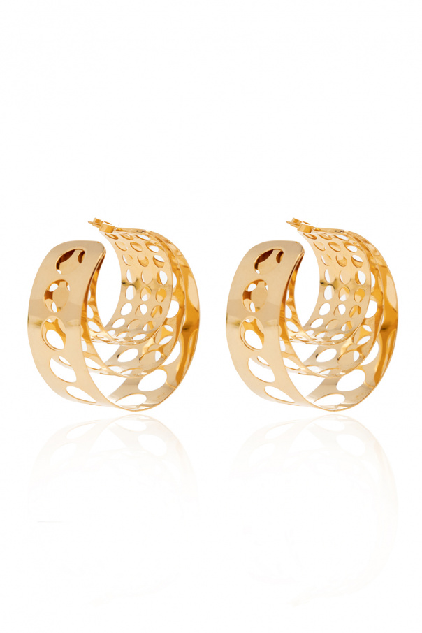 Alaïa Brass earrings