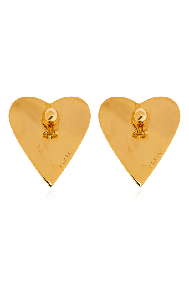 Alaïa Heart-shaped earrings