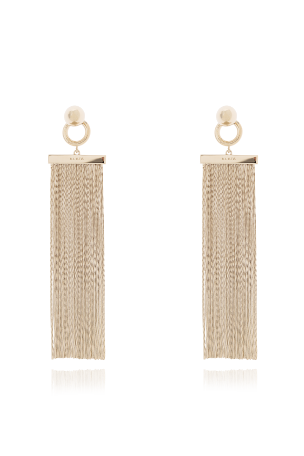 Alaïa Brass earrings