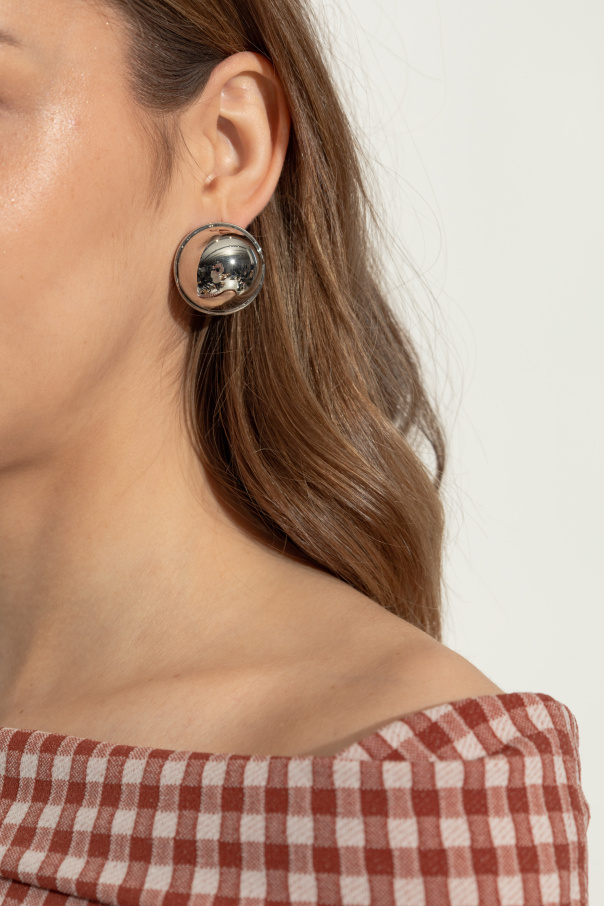 Alaïa Messing-Ohrringe