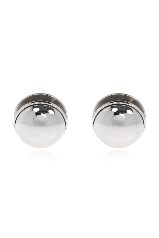 Alaïa Messing-Ohrringe