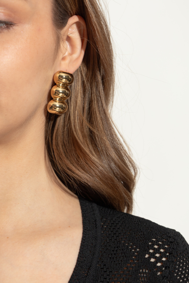 Alaïa Brass earrings