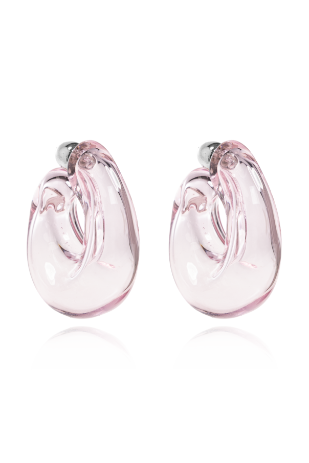 Earrings made of hand-blown glass od Alaïa