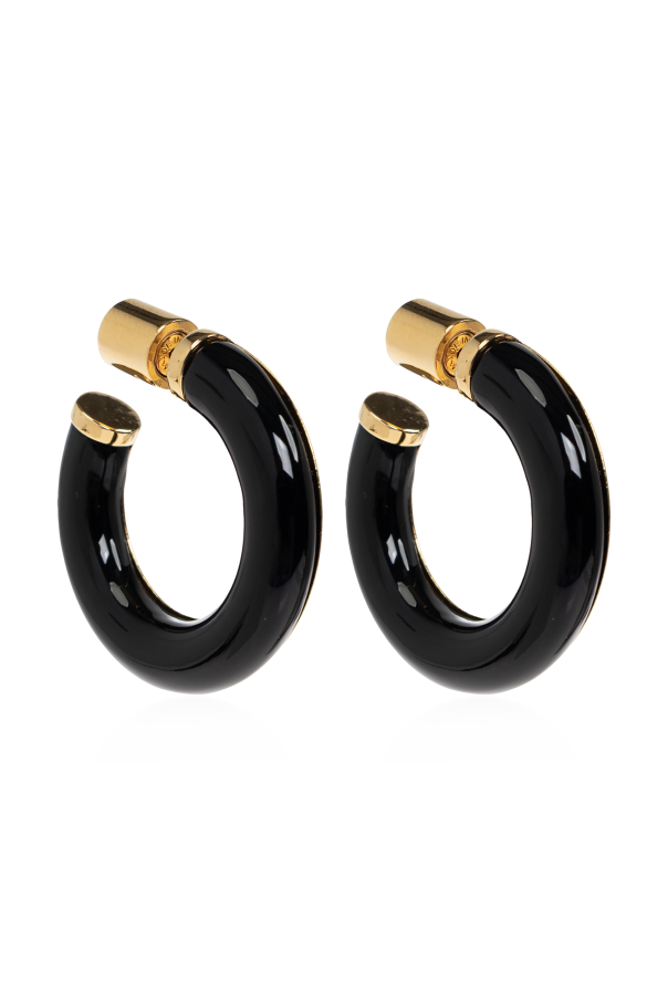 Round resin earrings od Alaïa