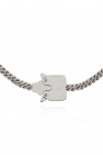 1017 ALYX 9SM SILVER Necklace with roller coaster buckle