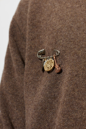 Acne Studios Anstecknadel mit Anhängern