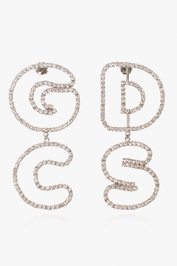 GCDS Earrings with logo