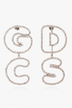 Earrings with logo od GCDS