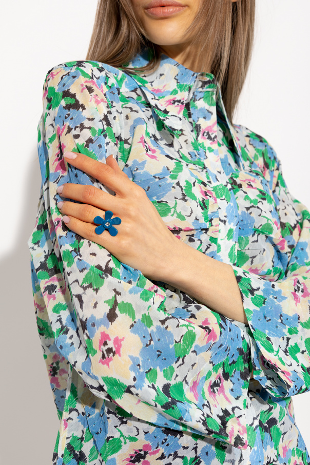 marni Teen Ring with floral motif