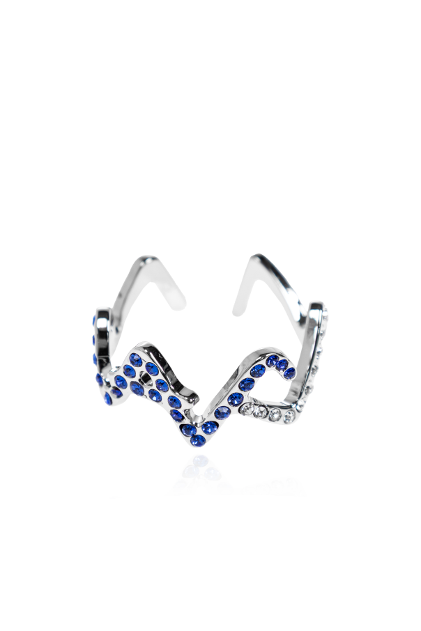 Ring with sparkling crystals od Marni