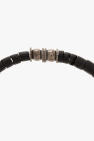 Dsquared2 BLACK Bracelet with logo charm
