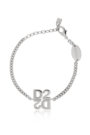 Brass bracelet with logo
