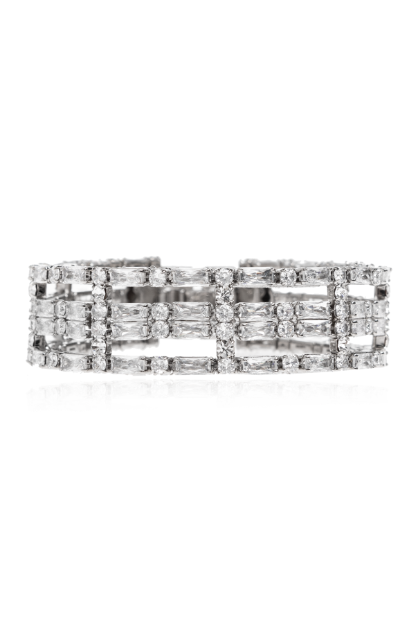 Bracelet with shimmering crystals od Dsquared2