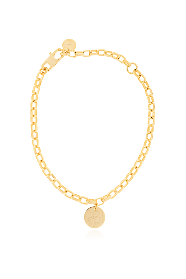 Bracelet with a round pendant od Dsquared2