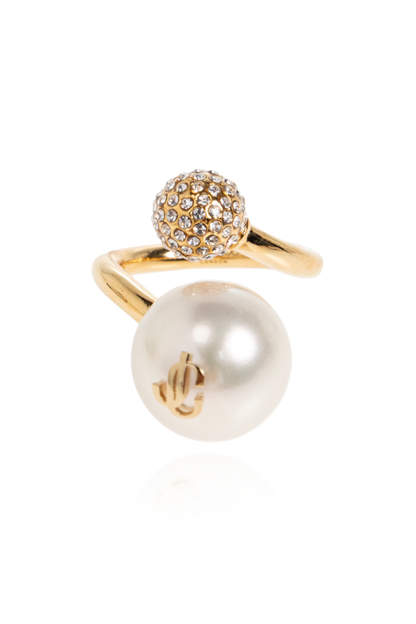 Ring with crystals od Jimmy Choo
