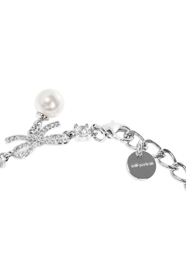 Self-Portrait Bracelet with shimmering crystals