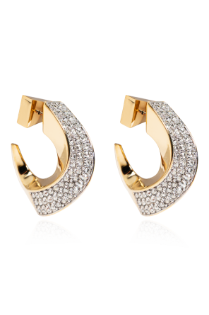 Earrings with shimmering crystals od Lanvin