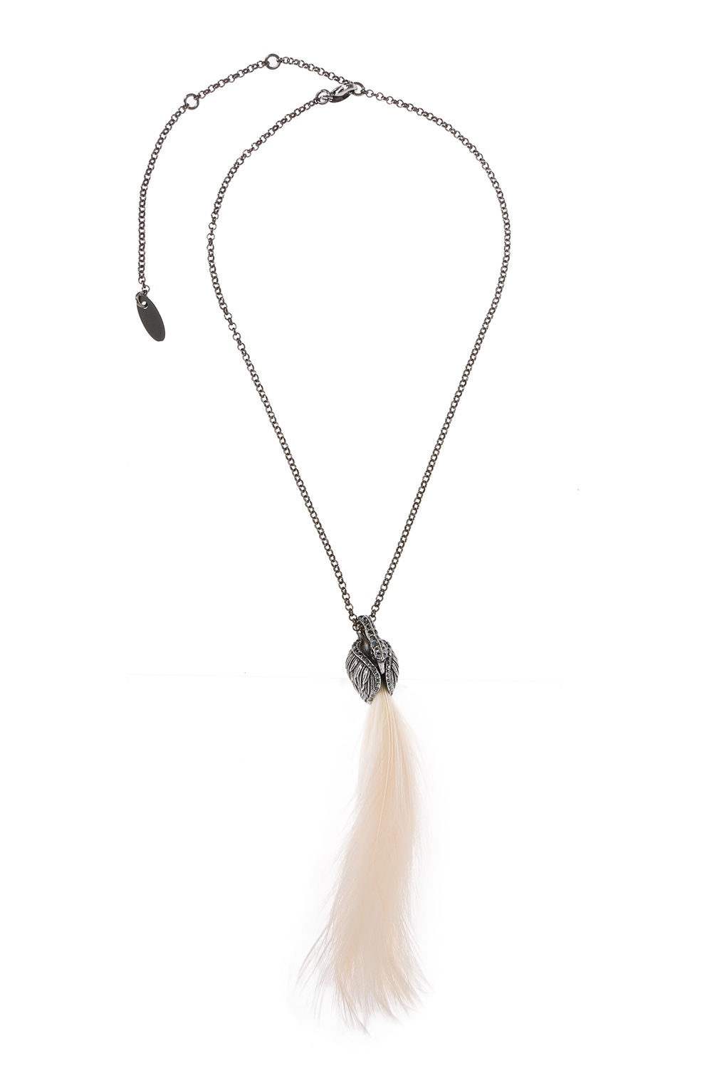 lanvin swan necklace