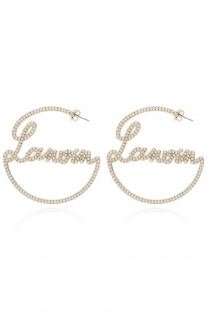 Logo earrings od Lanvin