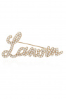 Lanvin GOLD Logo brooch