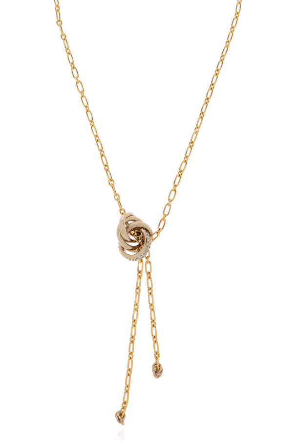 ‘Partition by Lanvin’ brass necklace od Lanvin