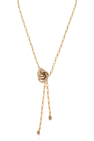‘Partition by Lanvin’ brass necklace