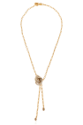 ‘Partition by Lanvin’ brass necklace