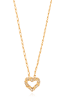 Lanvin GOLD Heart-shaped pendant necklace