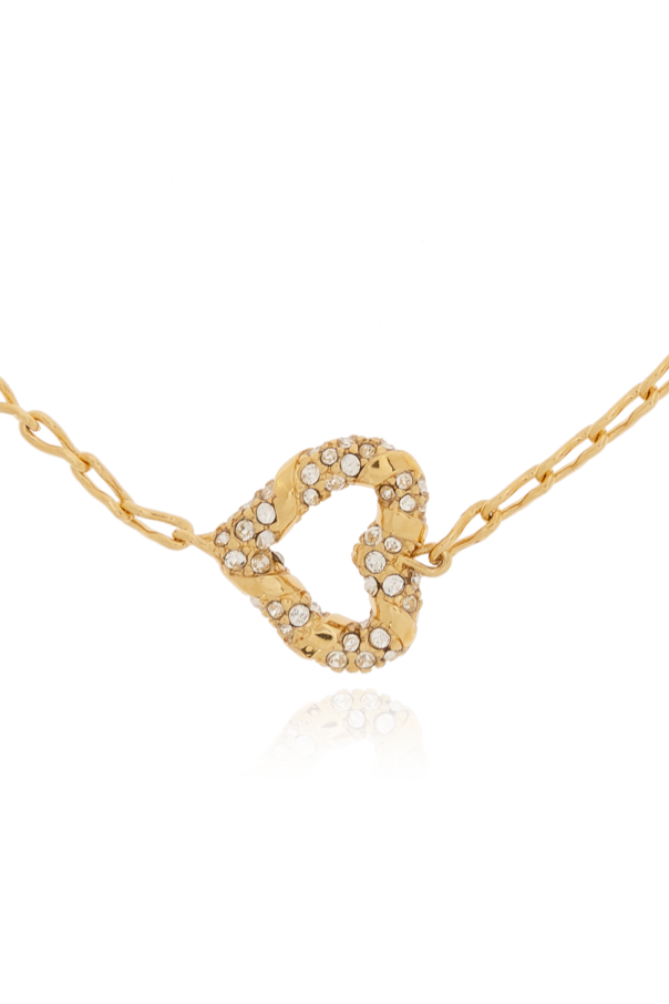 Lanvin Bracelet with a Heart-Shaped Pendant