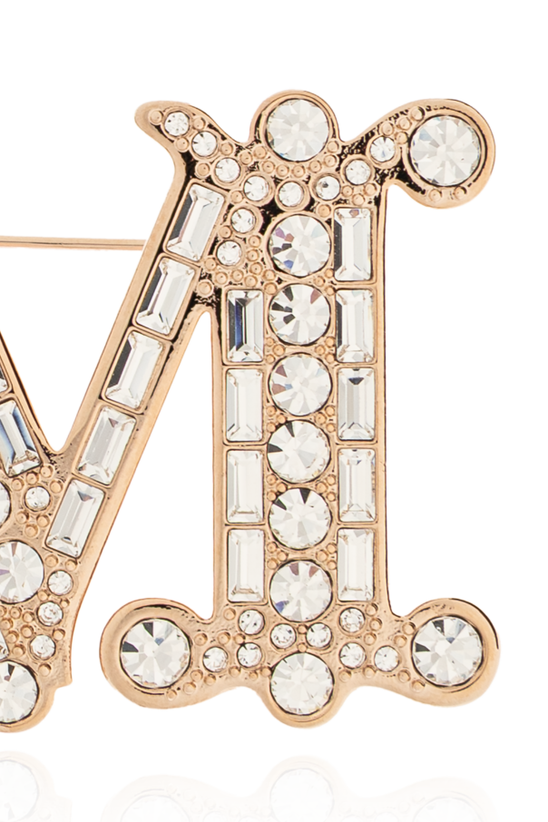 Max Mara Broche con cristales brillantes