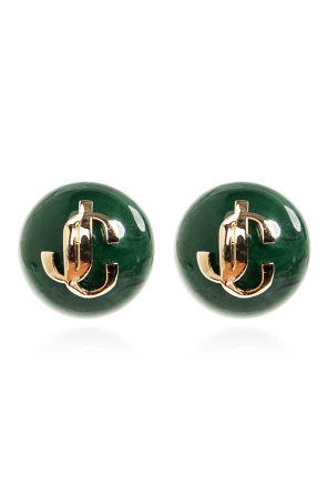 Earrings with logo