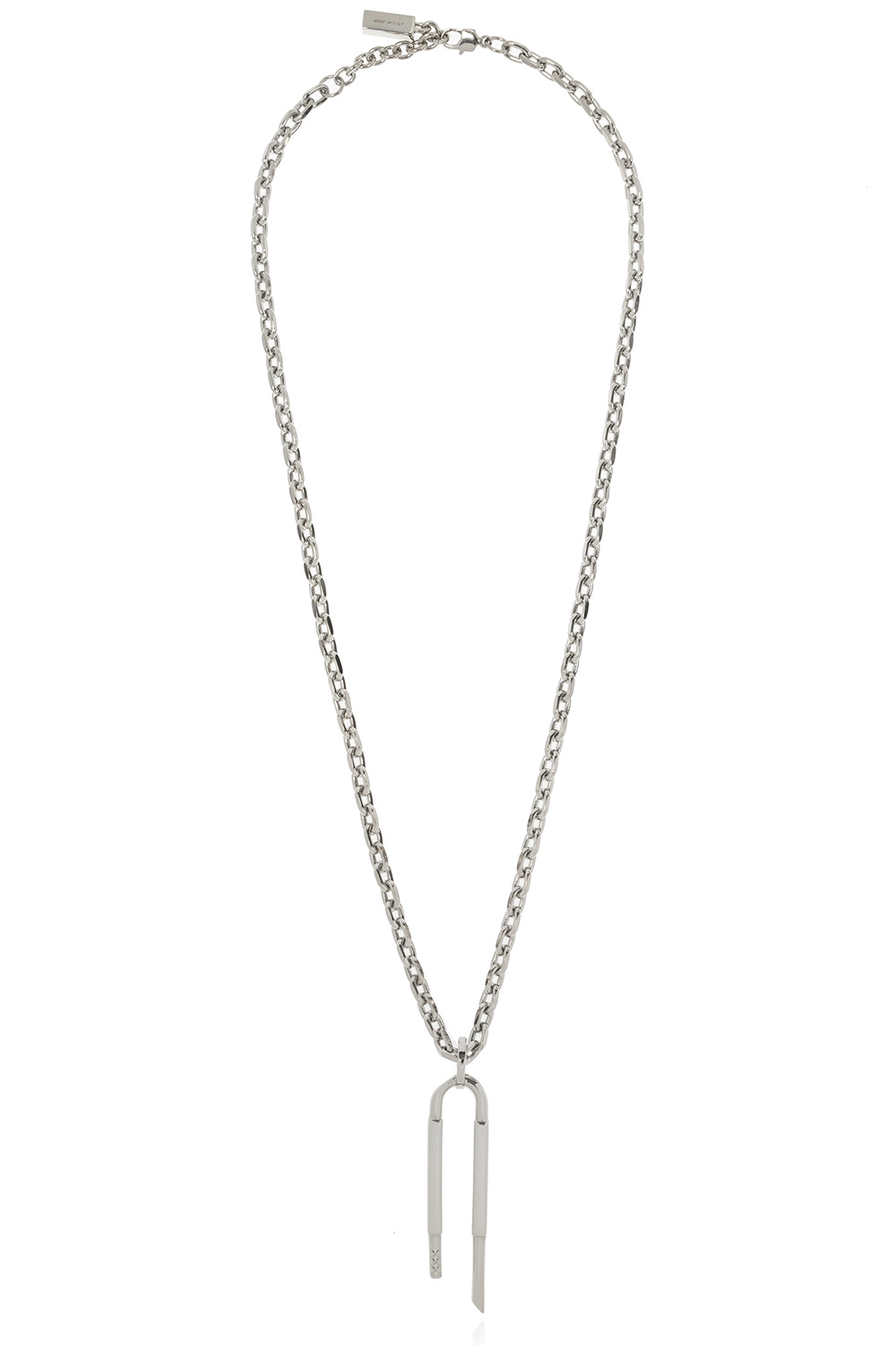Givenchy Brass necklace with 'U Lock' pendant | Women's Jewelery | Vitkac