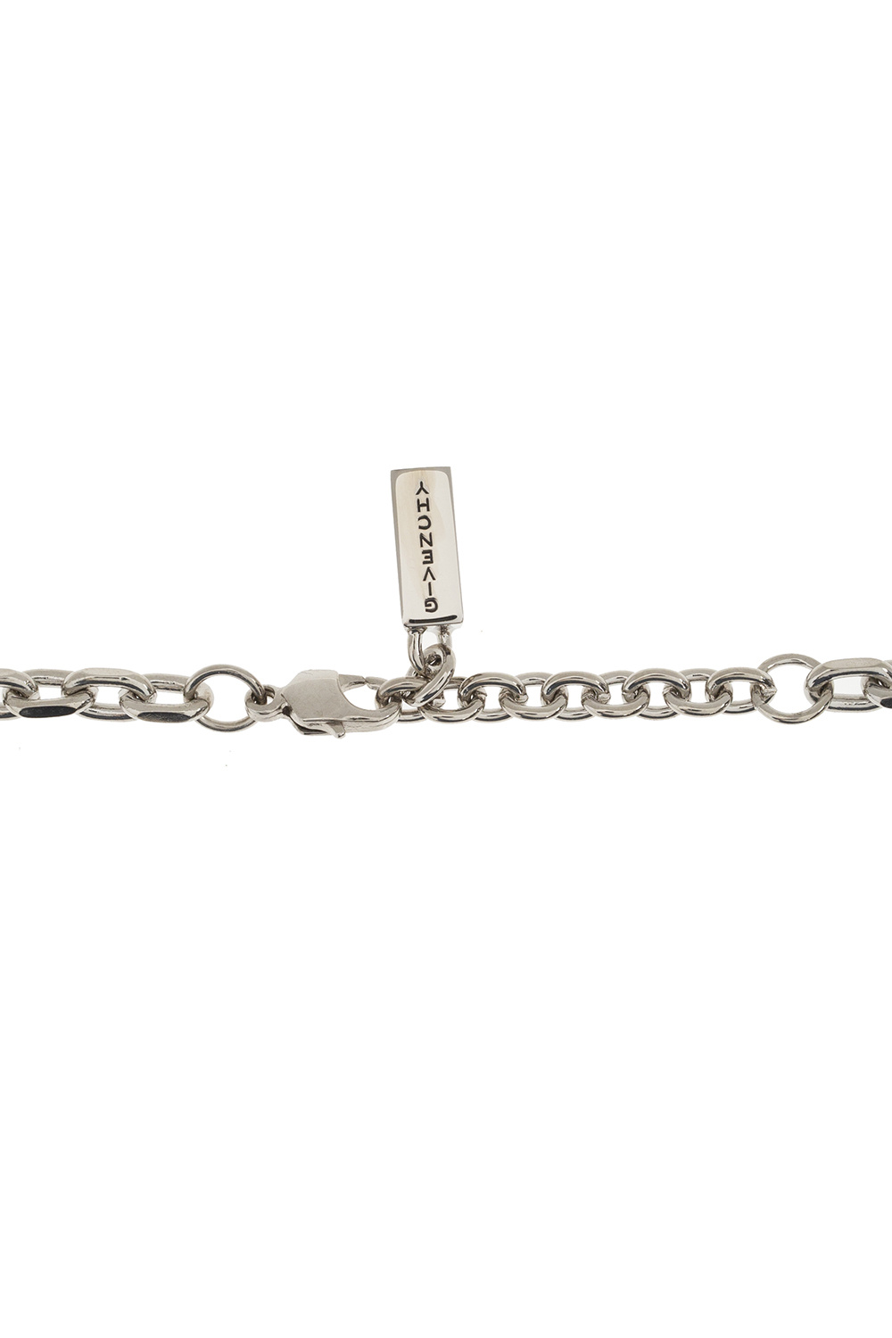 John Varvatos PADLOCK Men's Chain Necklace in Silver and Brass