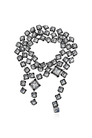 Givenchy Necklace with shimmering crystals