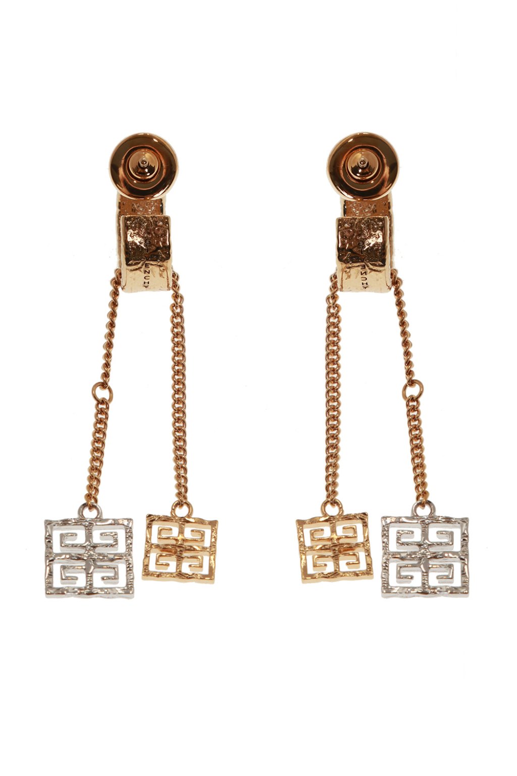 givenchy logo earrings