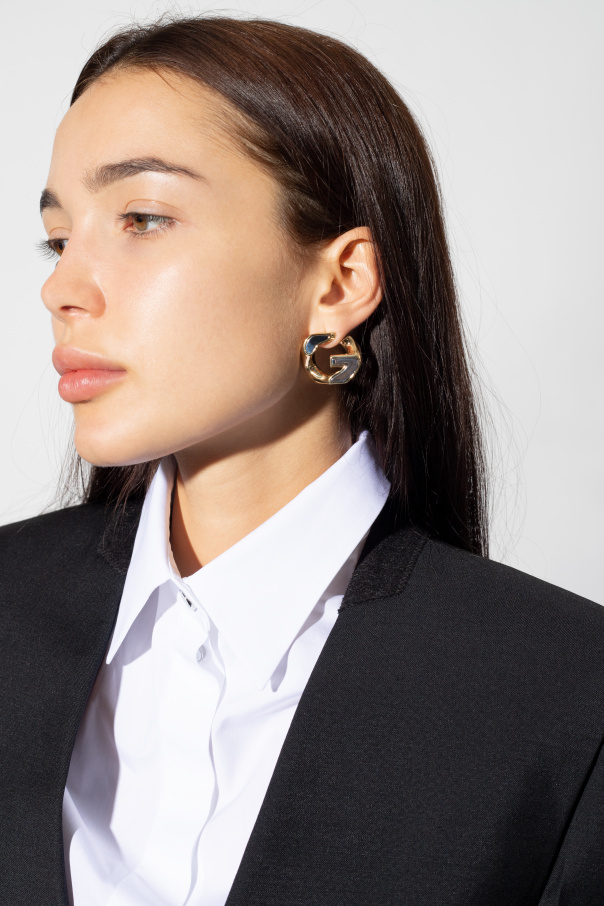 givenchy Gala Logo-shaped earrings