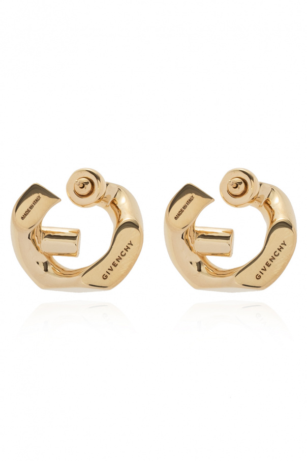 givenchy Gala Logo-shaped earrings