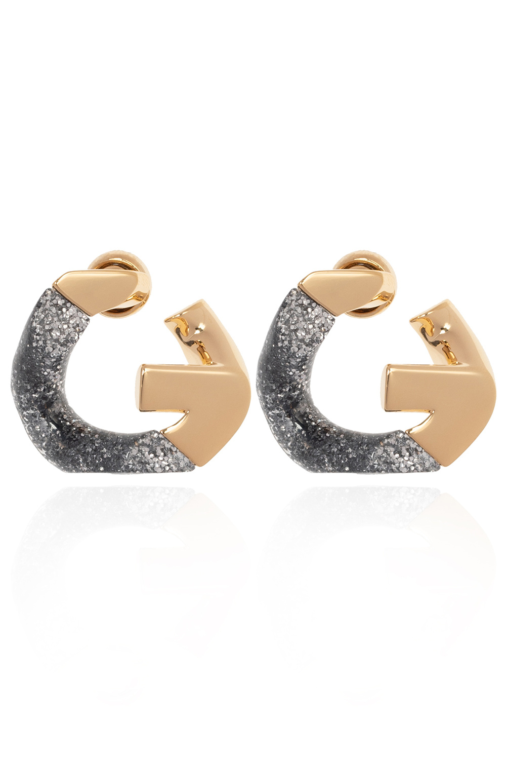 givenchy 2x3 Brass earrings