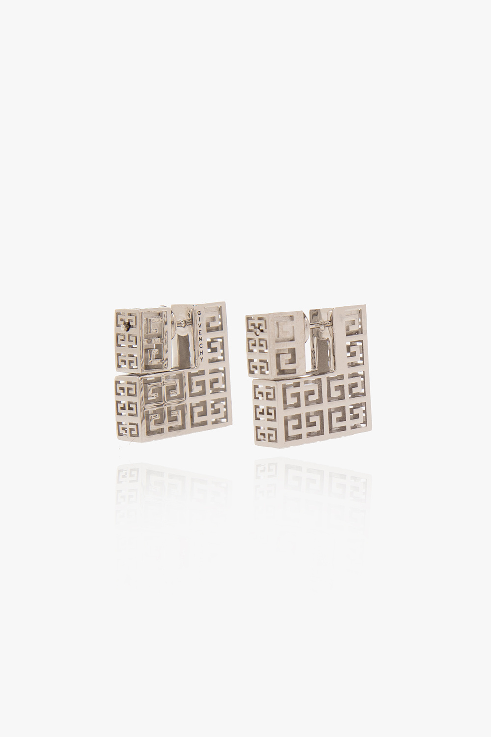 givenchy print ‘G Square’ earrings