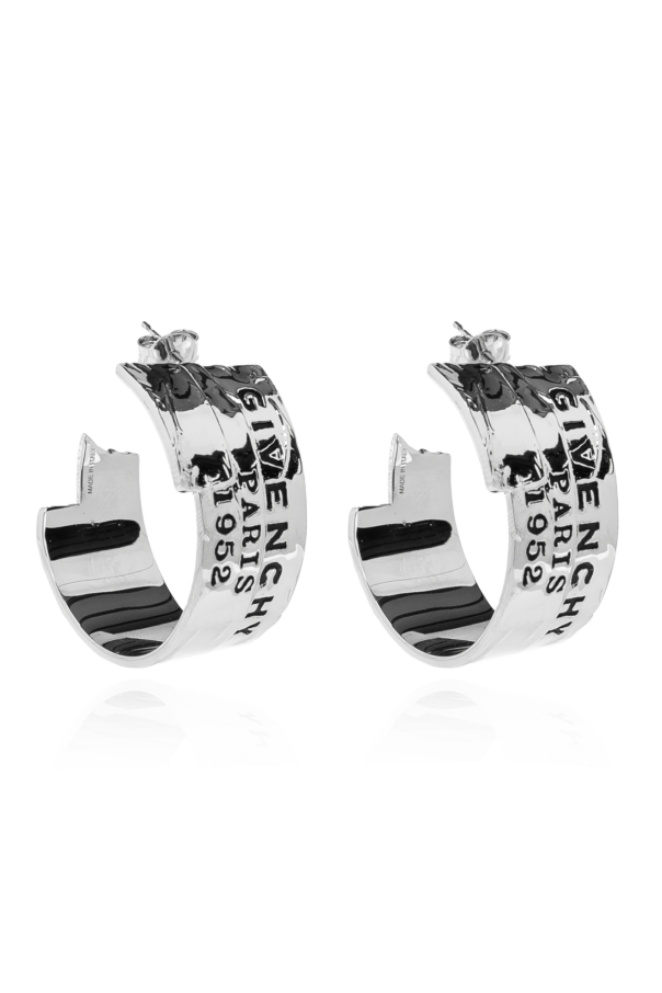 Earrings with engraved logo od Givenchy