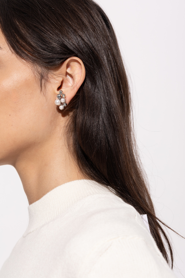 Givenchy Kolczyki z połyskującymi kryształami