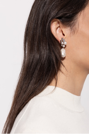 Givenchy Kolczyki z połyskującymi kryształami
