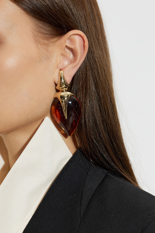 Givenchy Heart motif earrings