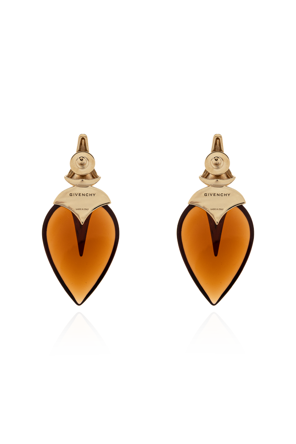 Givenchy Heart motif earrings